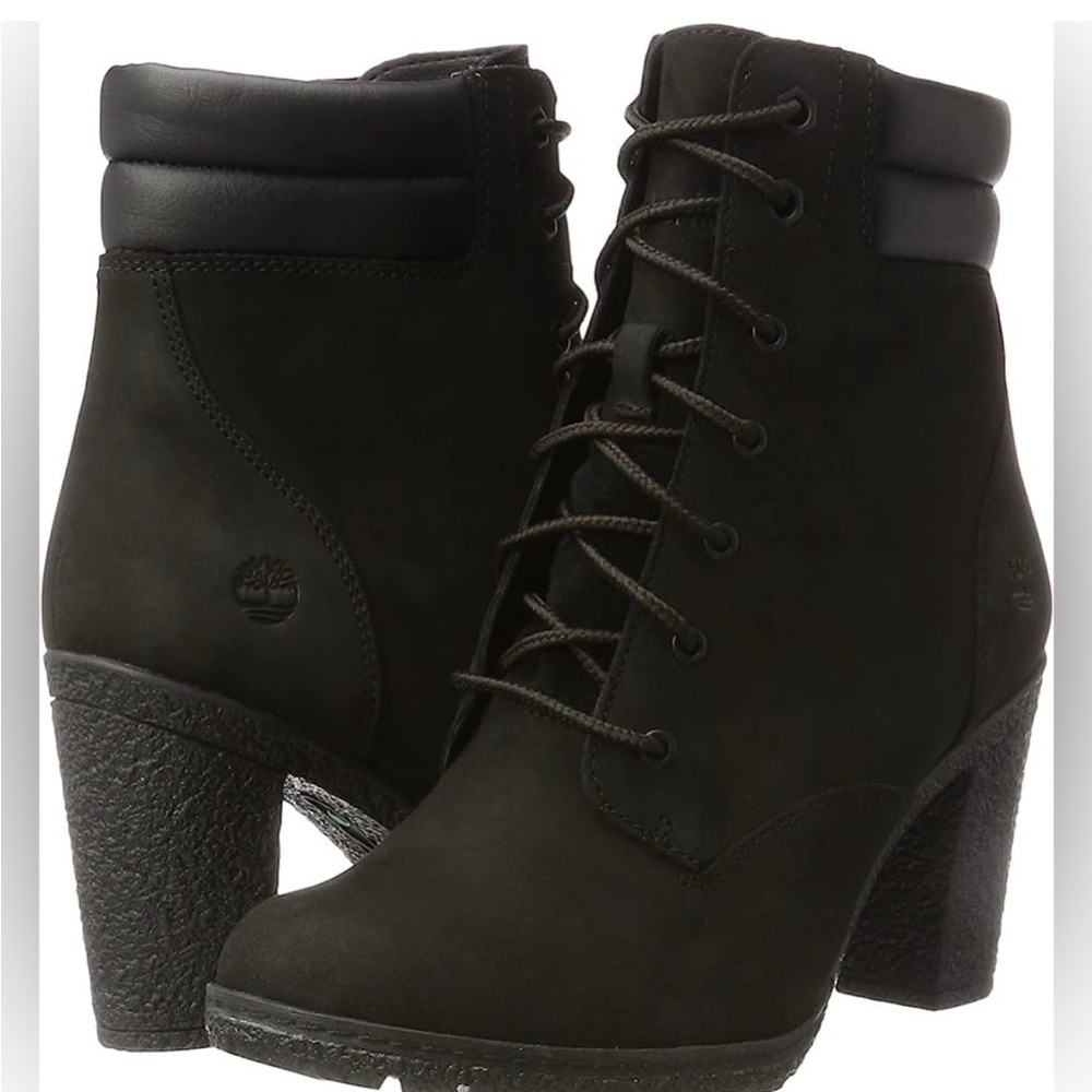 Timberland Women's Lace-Up Black Boots